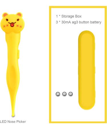 Conpoir Ruopf Baby Ear/Nose/Navel Cleaner Clip Tool with Storage Box - Safe & Effective Cleaning for Infants - Buy Online on GoSupps.com