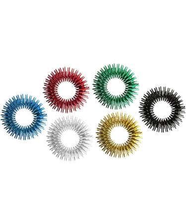 Gleavi 18 Stk Acupressure Finger Rings for Kids | Stress Relief Toys & Hand-Folding Massage Devices for Children - Buy Online on GoSupps.com