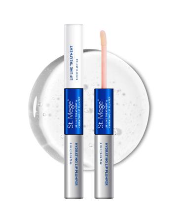 LIP LINE TREATMENT & HYDRATING LIP PLUMPER  2-1 Anti-Wrinkle Lip Treatment Lip Moisturizer  Lip Filler & Lip Repair With Peptide  Squalane  Vitamin E  Use As Lip Primer  Lip Plumper Gloss  Lip Balm