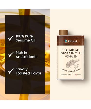 Daesang Chung Jung One Premium Sesame Oil 500ml - Buy Online on GoSupps.com