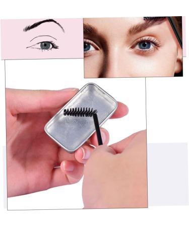 Eyebrow Shaping Wax Eyebrow Soap Wild Eyebrow Styling Shaping Wax Colorless Waterproof Natural Eyebrow Cream Wax Brow Adjustment Gel with Brush 2PCS - Buy Online on GoSupps.com