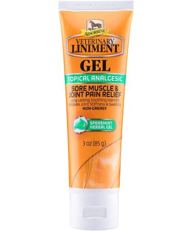 Absorbine Veterinary Liniment Gel - Menthol Pain Relief for Sore Muscles, Joints & Arthritis - Buy Online on GoSupps.com