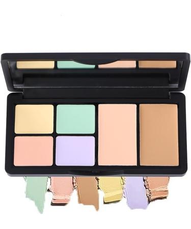 Color Corrector Contour and Concealer Set Full Coverage Concealer | Contour and Concealer Kit 6-Color Concealer Foundation Kit Brightening Cream Concealer Palette - Buy Online on GoSupps.com