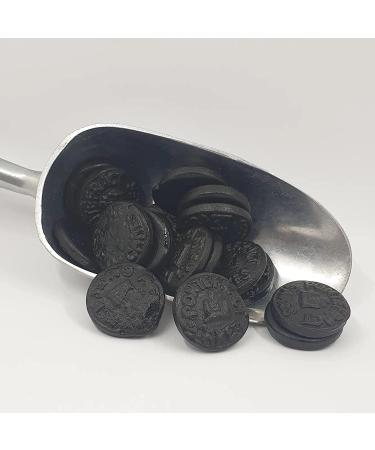 Pontefract Cakes in Reusable Retro Victorian Style 500 millilitre Plastic Jar 350 grams - Buy Online on GoSupps.com