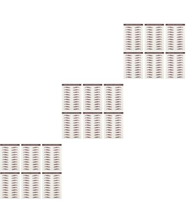 Beavorty 18 pcs eyebrow stickers decal stickers Brow Shaper Eyebrow Tattoos Stickers transfer stickers Miss