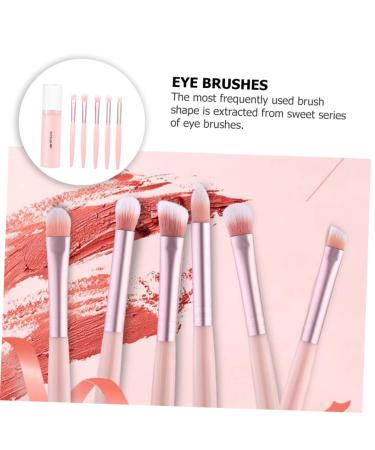 Buy Eye Shadow Brush Set - Eyeliner & Makeup Brush Holder Kits | Pink ABS Handle | International Shipping - Buy Online on GoSupps.com