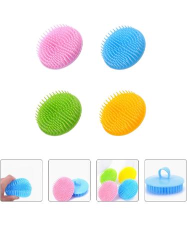 Frcolor 4-Piece Massage Comb Set | Silicone Scrubber & Scalp Massager for Hair Care | International Shipping Available - Buy Online on GoSupps.com