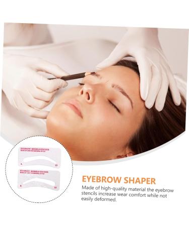 DRESSOOS 72pcs Eyebrow Stickers How to Draw Eyebrows Non-woven Fabric Hair Care Product Miss Make up - Buy Online on GoSupps.com