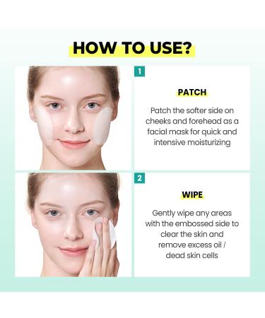 Glam Up AHA PHA Trouble Care Toner Pads - Calming Exfoliating Pore Cleansing for Acne Prone & Sensitive Skin | Vegan Bamboo Cotton Face Gauze - 65 Pads - Buy Online on GoSupps.com