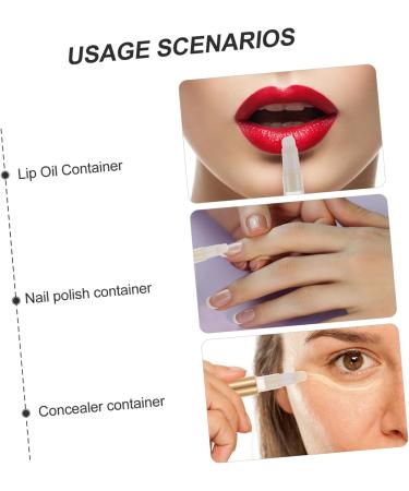 Healeved 6 Pi ces Tube Vide pour Gloss et Vernis Ongles R utilisable pour Huile Essentielle et Mascara Format Stylo Pratique et Flexible pour Application Pr cise - Buy Online on GoSupps.com