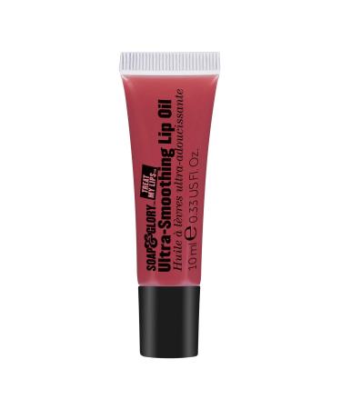 Soap & Glory Treat My Lips Ultra-Smoothing Lip Oil Sheer Pink - Rosehip Oil + Orchid Flower Extract Hydrating Lip Treatment - Smoothing Lip Moisturizer for Fine Lines and Wrinkles Around Lips (10 ml)