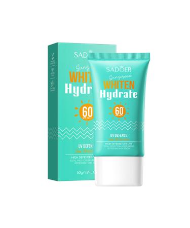 Face Sun Cream SPF 60 SPF Face Moisturiser Face Sunscreen SPF 60 + After Sun Repair Cream Sun Cream With Niacinamide and Glycerol Sunscreen for Sunscreen Black and Prevent Sunburn for Face & Body