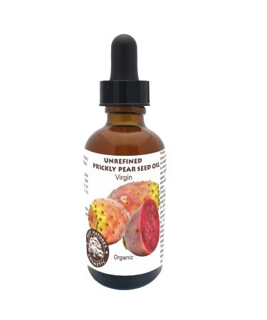 Prickly Pear Seed Oil Organic - Virgin (Cold Pressed Unrefined) for hydrated skin glowing mature skin. Nature s Desert Secret for Radiant Skin and Hair 1 oz (30ml) 1 Fl Oz (Pack of 1)