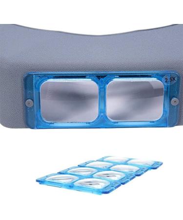 Dental Loupes Double Lens Headband Magnifying Glass Head-Mounted Binocular Magnifier 1.5X 2X 2.5X 3.5X Optical Headset Magnifying Visor Reading Magnifier Jeweler Loupe with 4 Lens for Electronics - Buy Online on GoSupps.com