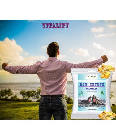Raw Thymus Glandular Tissue Ocean Fed Harbor Seal Gland Extract Natural Health Immune Support - Buy Online on GoSupps.com