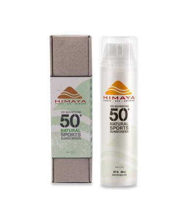 HIMAYA BIO SONLING CREEN LSF 50+ 200ml |Natural & environmentally friendly sun protection |Sport & leisure |Water & welding festival |Refillable |Mineral UV protection with non-nano zinc |Reef-safe - Buy Online on GoSupps.com