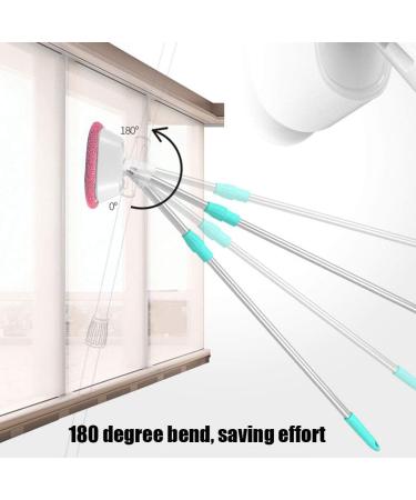 Telescopic Cleaner Mopping Mop Ceiling for Door Floor Window(Rose red) - Buy Online on GoSupps.com