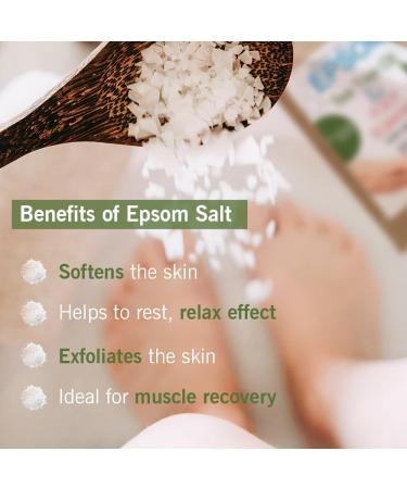 Tea Tree Essential Oil Foot Soak Salts - Antifungal Bath Treatment for Toenail Fungus and Ingrown Nail Pain Relief - 500g (Pack of 1) - Buy Online on GoSupps.com