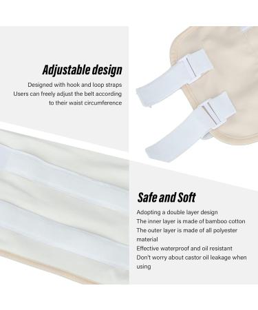 Castor Oil Pack Set - Light Bio-Ribinus Oil Packs for Neck & Belly | Adjustable Reusable Perfect for Sleep & Yoga - International Shipping - Buy Online on GoSupps.com