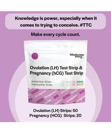 Ovulation & Pregnancy Test Strips Combo Kit - Accurate 5mm LH & hCG Tests for Early Detection | International Shipping Available - Buy Online on GoSupps.com