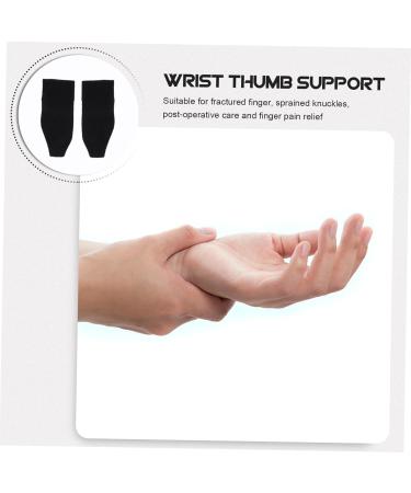 Buy Sports Wrist Support & Thumb Brace - Portable Compression Sleeve for Basketball - Black - Buy Online on GoSupps.com