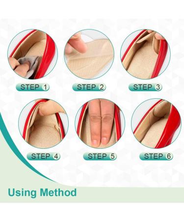 Heel Pillow Heel Holder - Anti-Slip Gel for Pain Relief | Strong Sticky Shoe Heel Protection for Men & Women (2 Pairs) - Buy Online on GoSupps.com