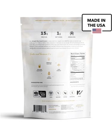Buy Sprout Living Simple Flax Protein Unflavored 1 lb - Plant-Based Nutrition - Buy Online on GoSupps.com