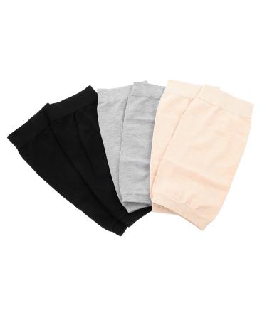 LALAFINA 3 Pairs Elbow Sleeve Scar Covering Elbow Compression Sleeve Compression Spandex Supplies Elbow Brace for Men Women