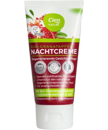 Cien Night Cream organic pomegranate firming facial care 50 ml - Buy Online on GoSupps.com