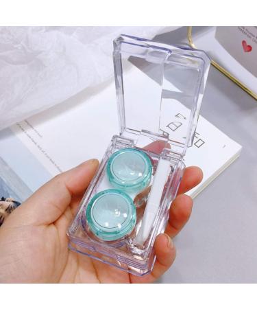 Milisten Contact Lens Travel Kit - Yellow Blue Case with Tweezers & Solution Bottle for Women & Girls | International Shipping - Buy Online on GoSupps.com
