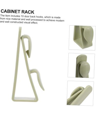 Alipis 30 Pcs Cabinet Door Hook Plastic Clothes Hanger Door Back Hook Plastic Sundry Door Hook Blush Drawer 9x3.2cmx3pcs Greenx3pcs - Buy Online on GoSupps.com