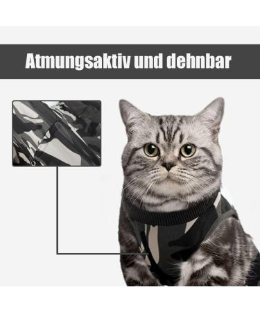 Voarge Recovery Suit for Cats & Dogs - Anti-Licking Post-Op Suit | Comfortable Camouflage Recovery Clothes (L Size) - Buy Online on GoSupps.com