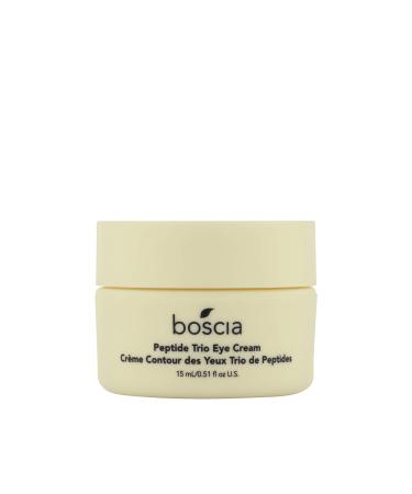 boscia Peptide Trio Eye Cream - Vegan Cruelty-Free Natural and Clean Skincare | Age-Defying Eye Cream with Peptide Blend and Organic Botanical Oils