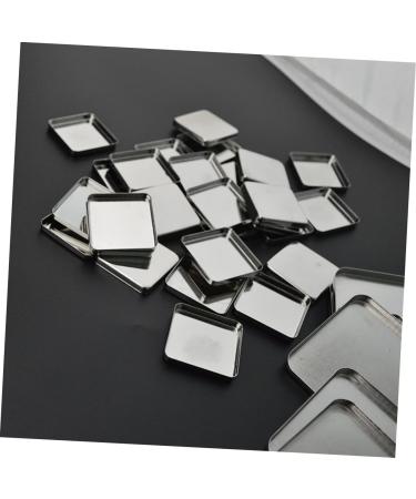 FOMIYES 56pcs Metal Pans for Eyeshadow Empty Eyeshadow Tin Pan Aluminum Plate Tin Pot Iron Plate medium Silver - Buy Online on GoSupps.com