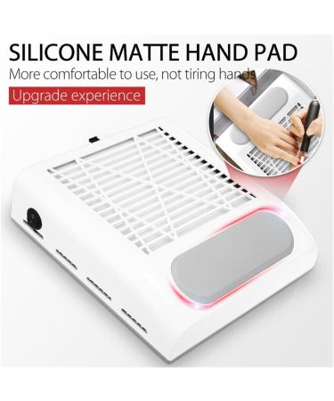  LNHHG Professional Nail Dust Extractor 120W Nalstofzuir for Nals Extractor Fan for Manicure With Filter Low Noise Aspirator Naltafel Dust ExtractorWhite 1 White - Buy Online on GoSupps.com