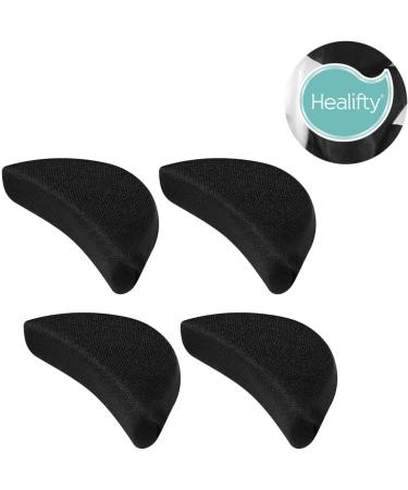 Healifty Shoe Inserts for Men & Women - Toe Plug Filler for Big Shoes - 2 Pairs (Black) | Comfortable Fit & Support - Buy Online on GoSupps.com
