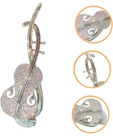 Beatifufu Rhinestone Twist Clip French Pins Hair Twist Womens Hair Barrettes Chinese Hair Clamps Pipa Hair Clip Hair Clips for Fine Hair Banana Hair Clips for Women Hair Pins for Buns - Buy Online on GoSupps.com