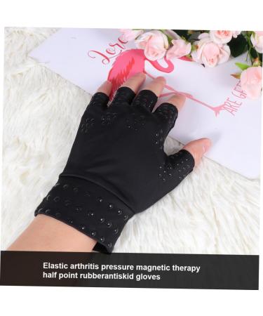 3 Pairs Half-Finger Magnetic Therapy Gloves | Protective Anti-Gloves for Maximum Comfort - Buy Online on GoSupps.com