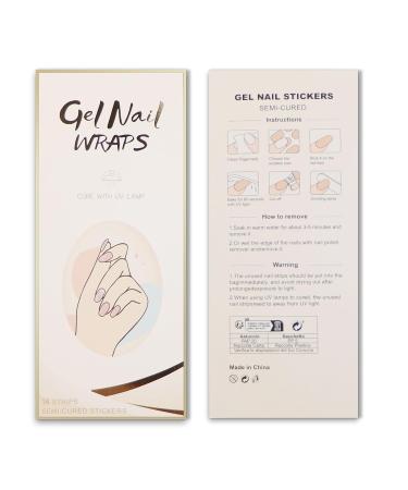 JMEOWIO Purple Nail Foil Glitter - Self-Adhesive Gel Nail Stickers for UV Curing & Stunning Nail Designs - Buy Online on GoSupps.com