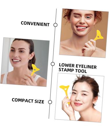 DOITOOL 2 Pcs Eyelash Stamp Bottom Eyeliner Stamp Tool for Women Lower Lash Stamp Tool Auxiliary Cosmetic 12.00X6.00X0.50CM - Buy Online on GoSupps.com