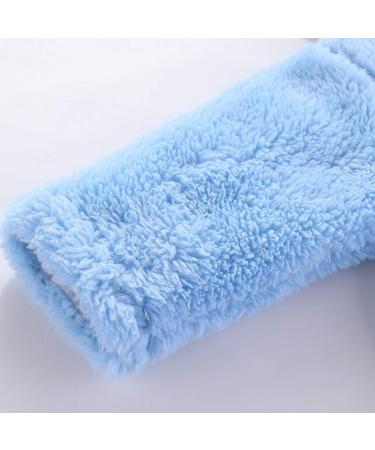 Haokaini Newborn Bear Warmer Snowsuit Hooded Romper Jumpsuit 9-12 Months Blue - Buy Online on GoSupps.com