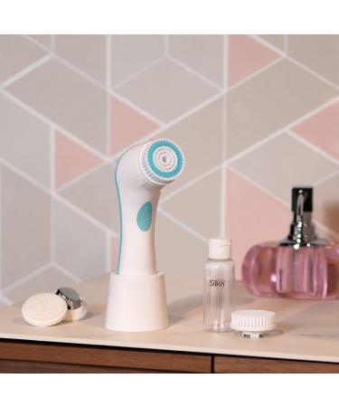 Silkn Pure Brush Heads - Standard - Vibration Technology & Pulse Function for Facial Cleansing Skin Massage & Peeling - White - Buy Online on GoSupps.com