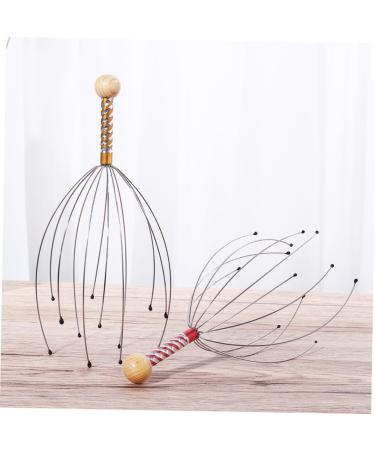 Healeved 12-Piece Multifunctional Massager Tool Set | Steel Wire Claw Massage Brush & Wood Scrubber for Ultimate Relaxation - Buy Online on GoSupps.com