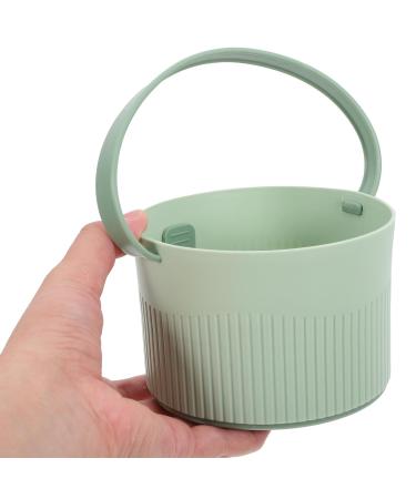 Silicone Makeup Brush Cleaning Bowl & Mat - Eco-Friendly Drying Holder for Art Brushes & Sponges - Green - Buy Online on GoSupps.com