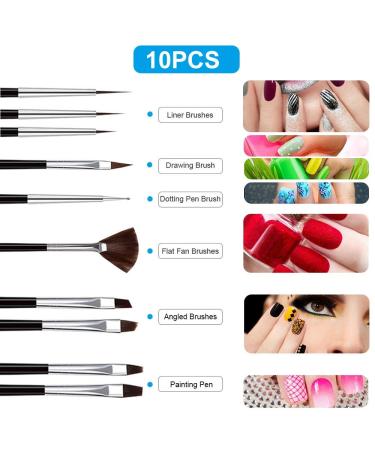 Buy Anself 37PC Nail Accessories Set for Geln gel - Dotting Tools Brushes Strass & More | International Shipping - Buy Online on GoSupps.com