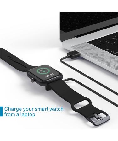 Smart Watch Charger Magnetic Compatible with YAMAY Willful Letsfit Letscom  Magnetic USB Charging Cable for Umidigi Uwatch 3S 3 2 2S Urun smartwatch (Black) - Buy Online on GoSupps.com