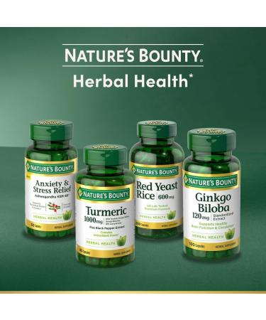 Nature's Bounty Turmeric Pills and Herbal Health Supplement Supports Antioxidant Health 538mg 45 Capsules (Pack of 2) - Buy Online on GoSupps.com