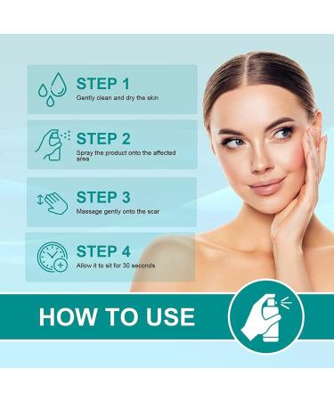Advanced Scar Removal Spray for All Types of Scars - Acne Treatment & Dark Spot Remover - Gentle Skin Care (1Pc) - Buy Online on GoSupps.com