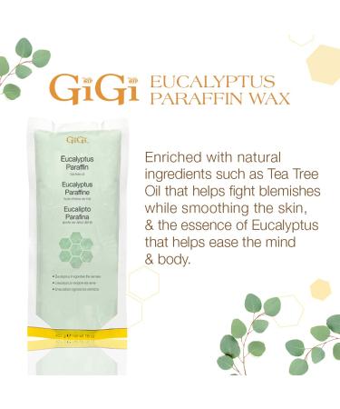 Gigi Eucalyptus Paraffin Wax with Tea Tree Oil 16 oz - Moisturizing and Soothing Treatment - Buy Online on GoSupps.com
