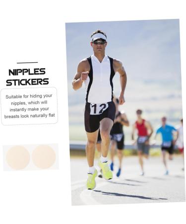 Iwowhero 50 Pair Nipple Tape for Men | Invisible Breathable Covers | Perfect for Runners & Training Accessories - 3.5x3.5cm - Buy Online on GoSupps.com